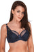 Navy Blue Luxe Mesh Bra