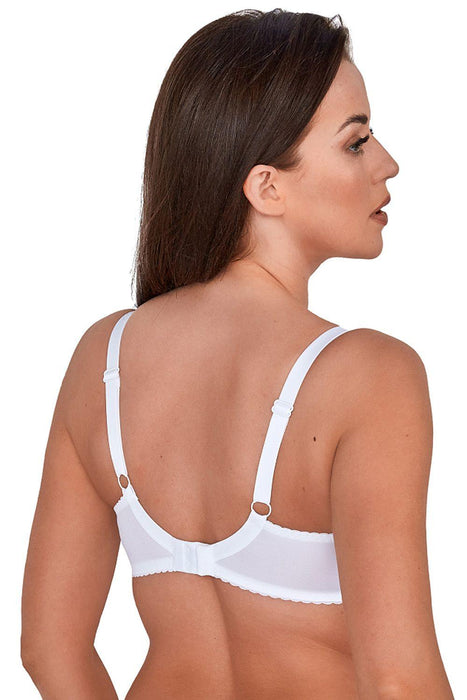 Elegant Lace-Trimmed Semi-soft Gaia Bra