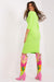 Ribbed Cotton Day Dress with Pencil Cut Silhouette