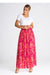 Sophisticated Ruched Mesh Maxi Skirt