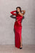 Enchanting Satin Maxi Gown - Embrace Your Elegance