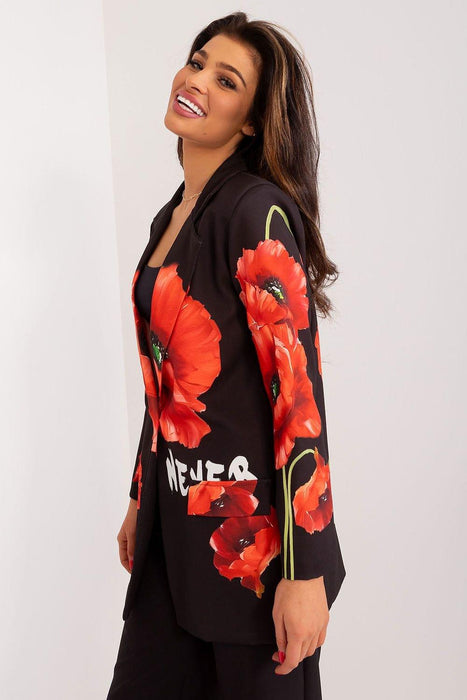 Italy Moda Floral Print Jacket