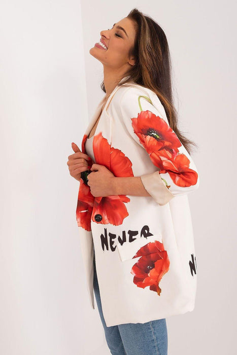 Italy Moda Floral Print Jacket