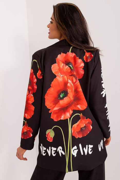 Italy Moda Floral Print Jacket