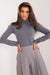 Lakerta Chic Cotton Turtleneck Blouse for Effortless Style