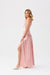 Chic Asymmetrical Satin Evening Dress