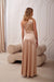 Chic Asymmetrical Satin Evening Dress