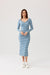 Eva Striped Knit Midi Dress: The Ideal Blend of Fashion and Ease