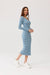 Eva Striped Knit Midi Dress: The Ideal Blend of Fashion and Ease