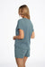 Serene Blue Areka Cotton Sleepwear Set