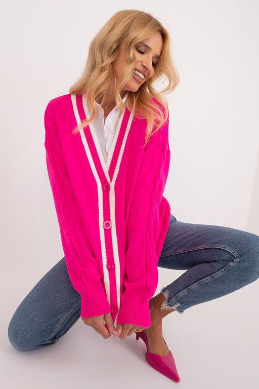 Vibrant Striped Knit Long Cardigan for Stylish Comfort