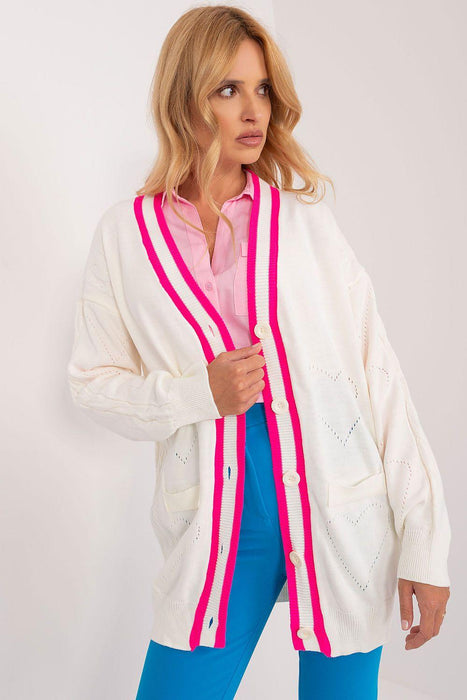 Vibrant Striped Knit Long Cardigan for Stylish Comfort