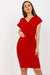 Stylish Waist-Tie Cotton Pencil Dress for Summer Elegance