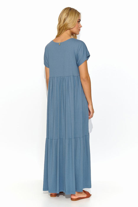 Effortlessly Chic V-Neck Maxi Dress for Casual Style