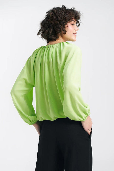 Summer Breeze Ecru Blouse - Elegant Summer Essential