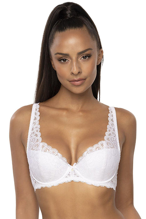 Exquisite Lace Underwire Bra with Exceptional Support