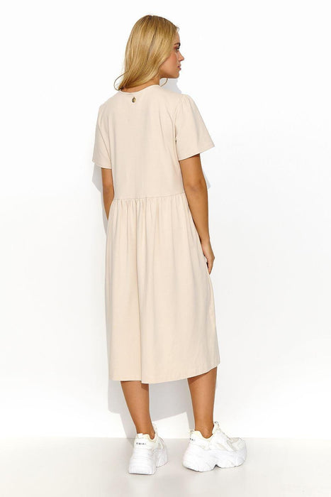 Elegant Macadamia All-Day Dress