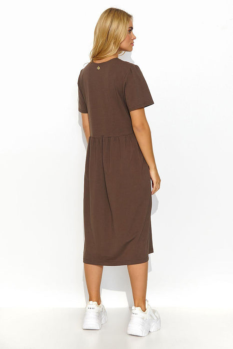 Elegant Macadamia All-Day Dress