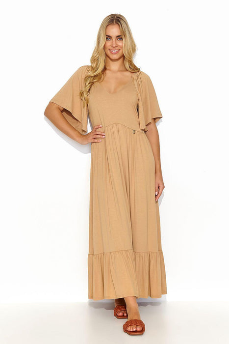 Makadamia Dreamy Ruffle Maxi Dress