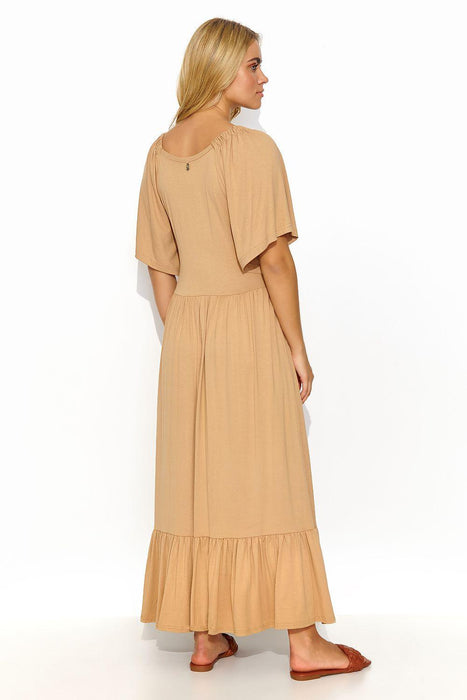 Makadamia Dreamy Ruffle Maxi Dress