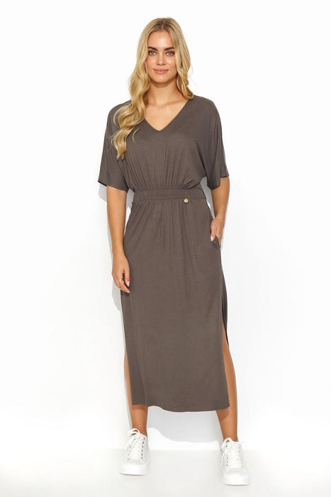 Makadamia Summer Elegance Midi Dress