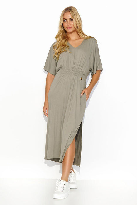 Makadamia Summer Elegance Midi Dress