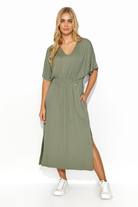 Makadamia Summer Elegance Midi Dress