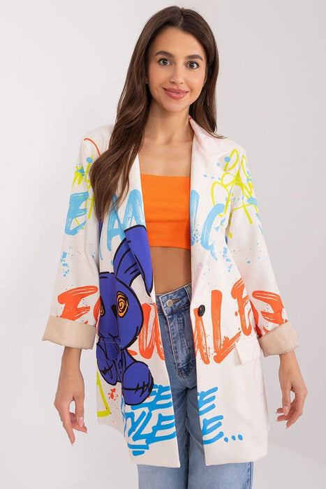 Italy Moda Floral Print Jacket