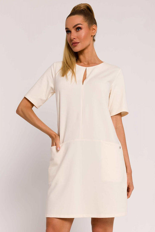 Elegant Urban A-Line Knit Dress