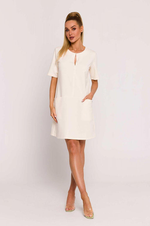 Elegant Urban A-Line Knit Dress