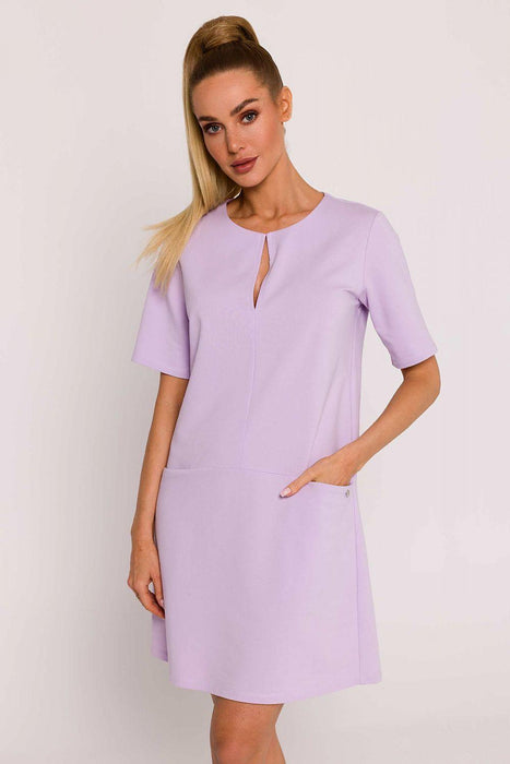 Elegant Urban A-Line Knit Dress