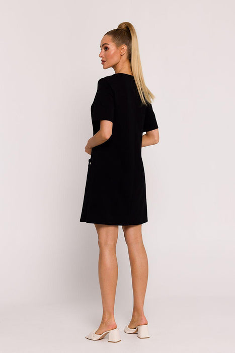 Elegant Urban A-Line Knit Dress