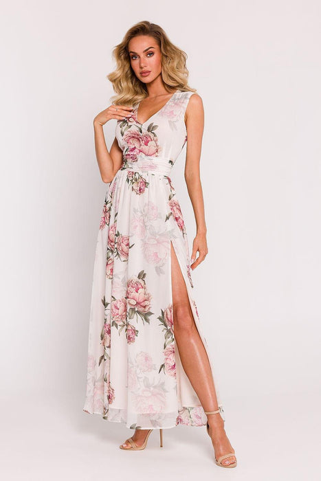 Ethereal Chiffon Elegance Maxi Dress