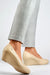 Elegant Beige Leather Pumps: Sustainable Style for Modern Women