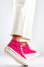 Dynamic Pink Sneakers for Modern Women