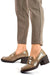 Sophisticated Beige and Brown Stiletto Pumps with Sustainable Leather