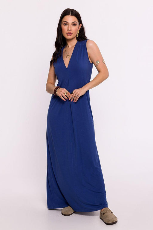 Sophisticated Viscose Maxi Dress for Women