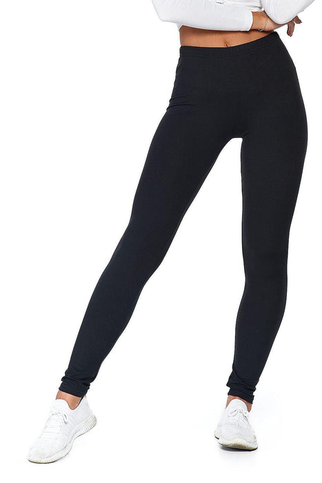 Plus Size Luxe Peachskin Leggings - Moraj Collection