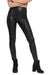 Warm and Stylish High-Waisted Fleece-Lined Faux Leather Leggings