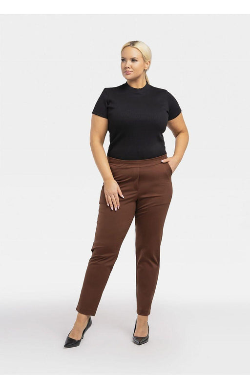 Karko Chic Plus Size Knit Trouser Ensemble for Modern Women