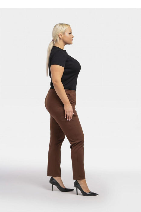 Karko Chic Plus Size Knit Trouser Ensemble for Modern Women