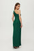 Radiant One-Shoulder Shimmer Knit Evening Dress