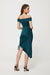 Lustrous Metallic Knit Strapless Dress with Adjustable Fit Options