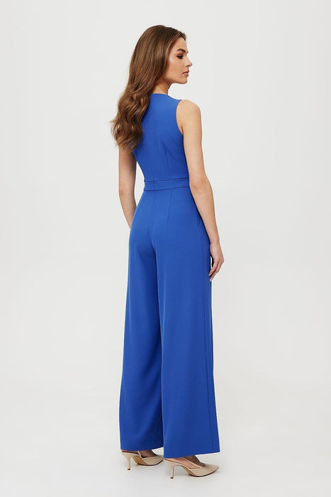 Polish Elegance Wide-Leg Jumpsuit for Timeless Style