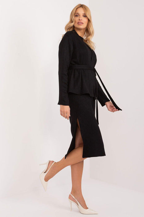 Lakerta Angora Cardigan and Dress Set: Effortless Elegance for Every Event