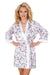 Field of Roses Luxe Satin Robe