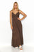 Golden Radiance Maxi Gown