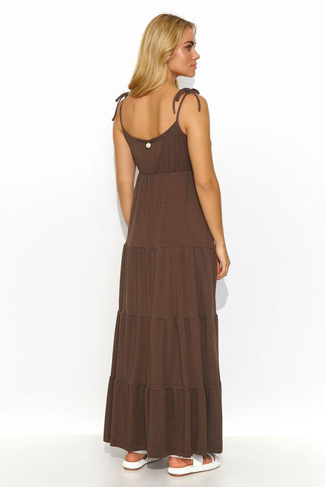 Golden Radiance Maxi Gown