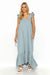 Chic Ruffled Summer Maxi Dress for Effortless Style