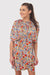 Summer Breeze Floral Mini Dress with Stretchy Waistband